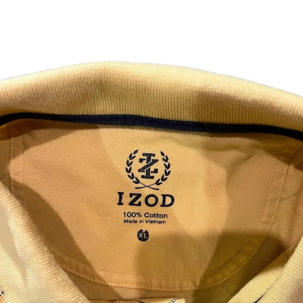 Men's Izod Yellow Diamond Polo Size XL‎ - Picture 2 of 2